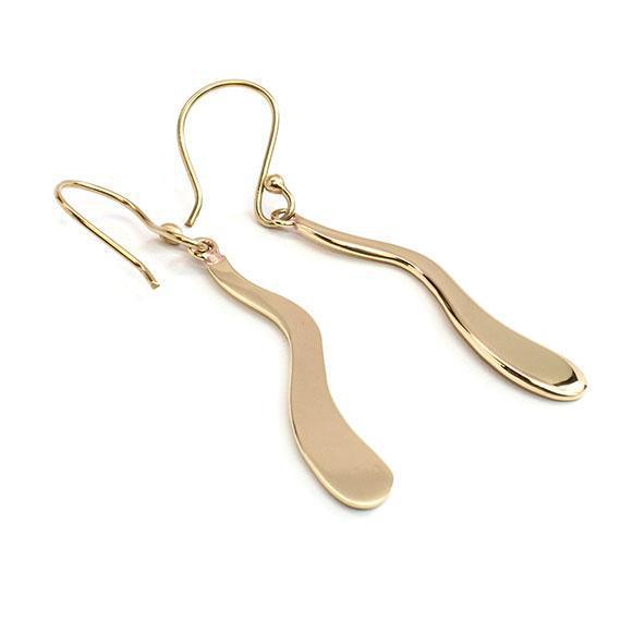 German Silver Tear Drop Gold Colored Earrings - Atlanta Jewelers Supply