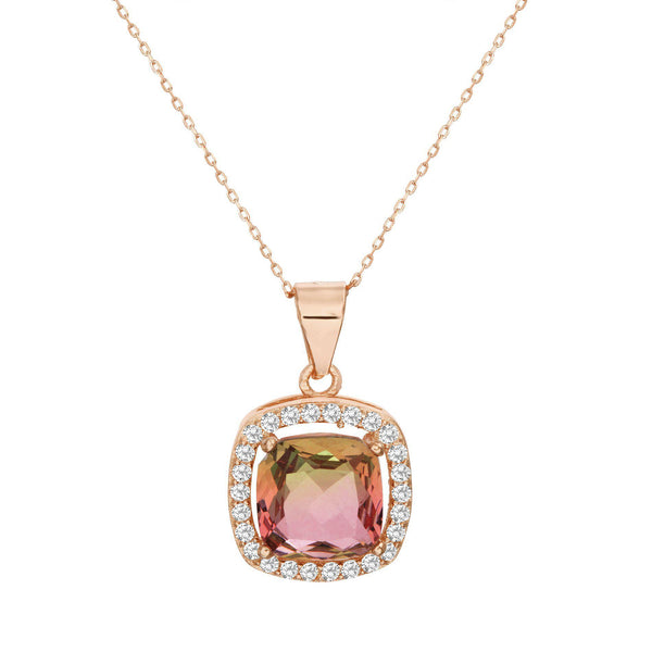 ROSE CUSHION CZ PENDANT - Atlanta Jewelers Supply