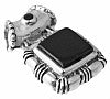 Sterling Silver Square Colored Pendants With Roped Design With Circle Stone On Barrel - Atlanta Jewelers Supply