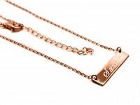 Sterling Silver  27 mm Bar Necklace - Atlanta Jewelers Supply