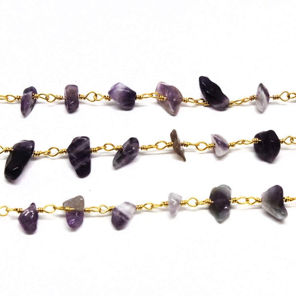Non-silver Gold Chain with Color stones - Atlanta Jewelers Supply