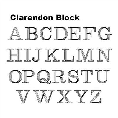 Block Font - Atlanta Jewelers Supply
