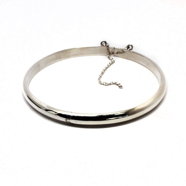 Sterling Silver Bangle Bracelets with 2'' Chain - Atlanta Jewelers Supply