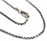 Sterling Silver 2MM Rhodium Coriana Popcorn Chain 16"-20" (180 Guage) - Atlanta Jewelers Supply