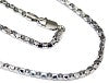 Sterling Silver Rhodium 3MM Coriana Popcorn Chain 16"-20" (300 Guage) - Atlanta Jewelers Supply