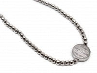 Stainless Steel Engraved Beaded Chokers - Atlanta Jewelers Supply