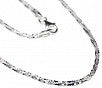 Sterling Silver 1.25 mm Twisted Diamond Cut CZ Chain (040 guage) - Atlanta Jewelers Supply