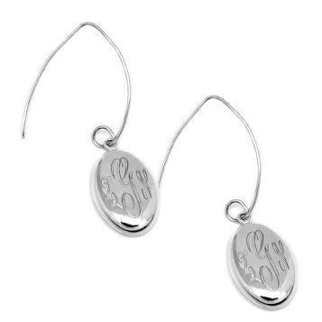 Classic Oval German Silver Earrings - Atlanta Jewelers Supply