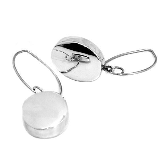 Engravable German Silver Hanging Earrings - Atlanta Jewelers Supply