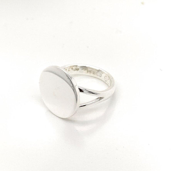 German Silver Round Engravable Ring With A Split Band - Atlanta Jewelers Supply