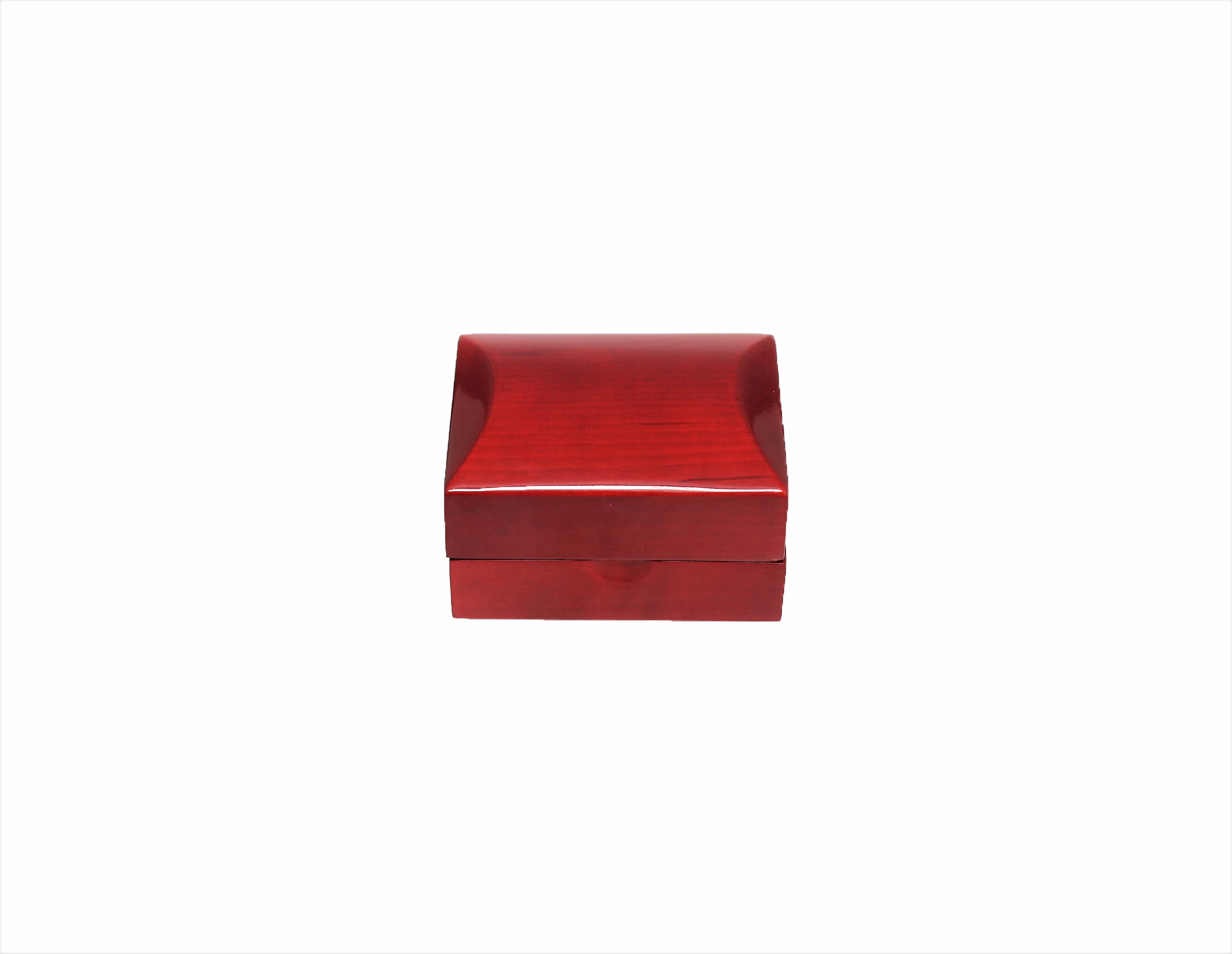 Rosewood Double Ring Box - Atlanta Jewelers Supply