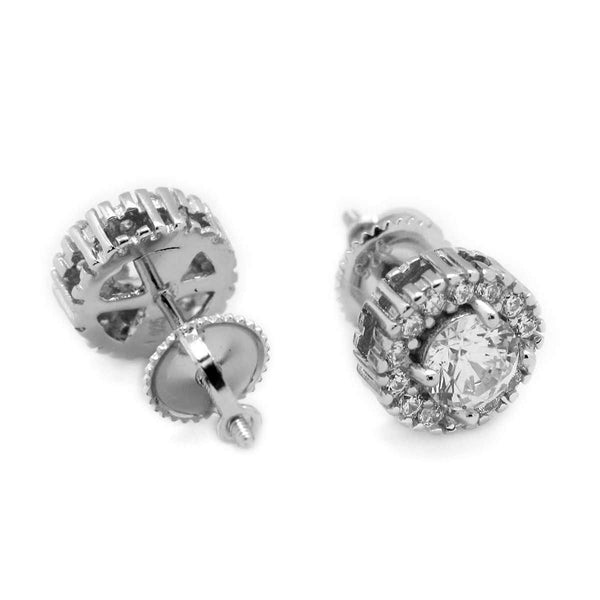 CZ Stone Micropave Square Earrings - Atlanta Jewelers Supply