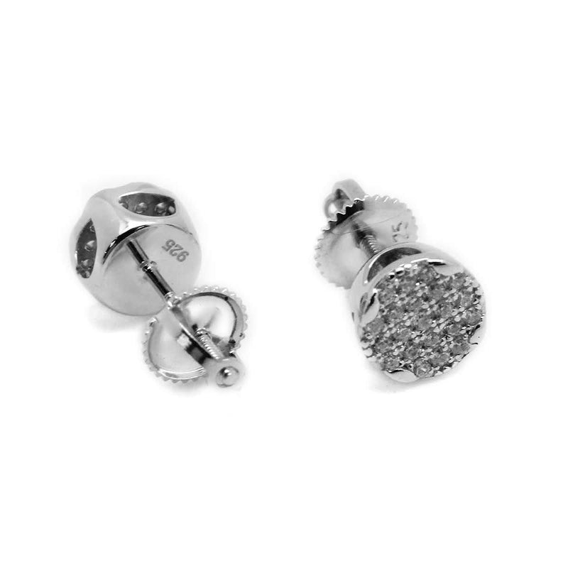 Classic Micropave Circle Earring - Atlanta Jewelers Supply
