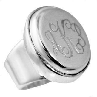 Sterling Silver Engravable Vertical Oval Ring - Atlanta Jewelers Supply