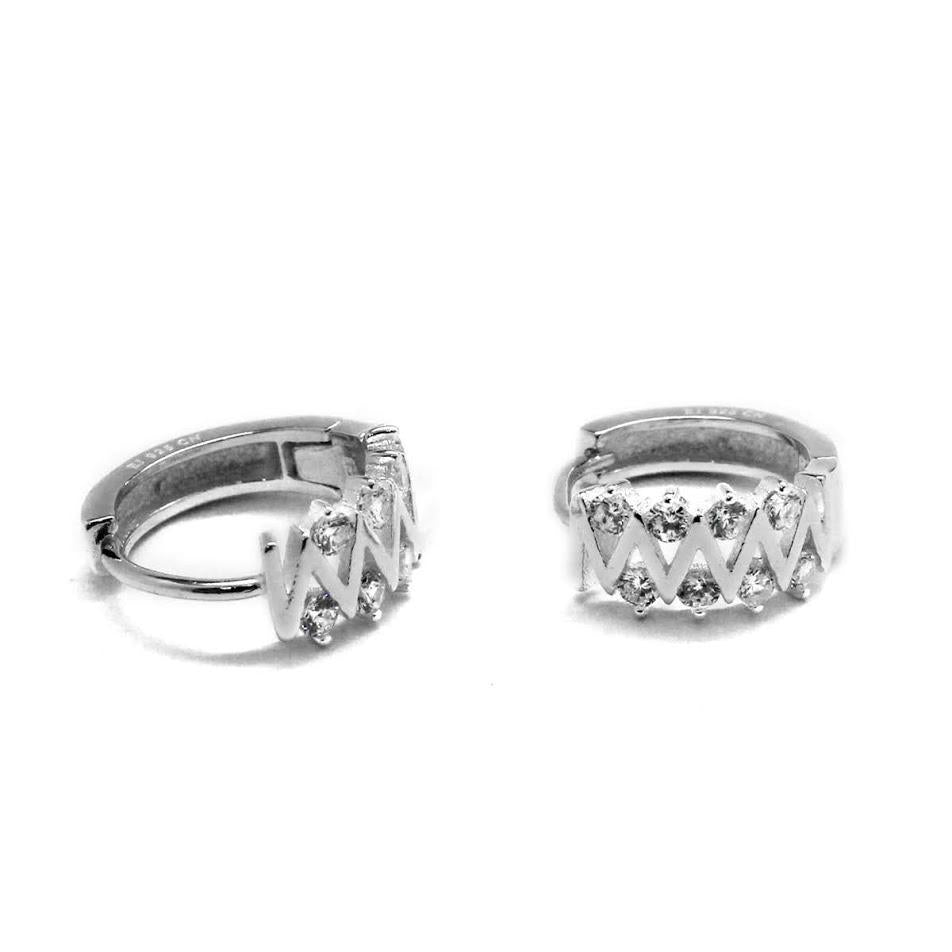 Zig Zag Hoops Earrings - Atlanta Jewelers Supply