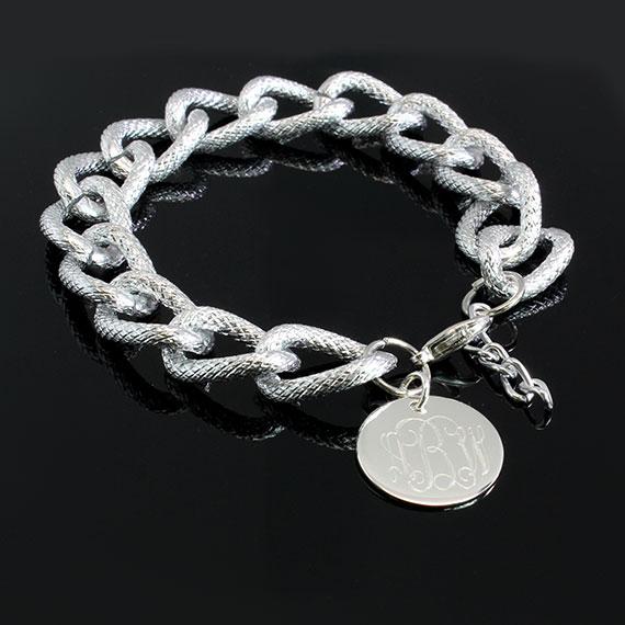Fashion Engravable Small Opened Link Bracelet - Atlanta Jewelers Supply