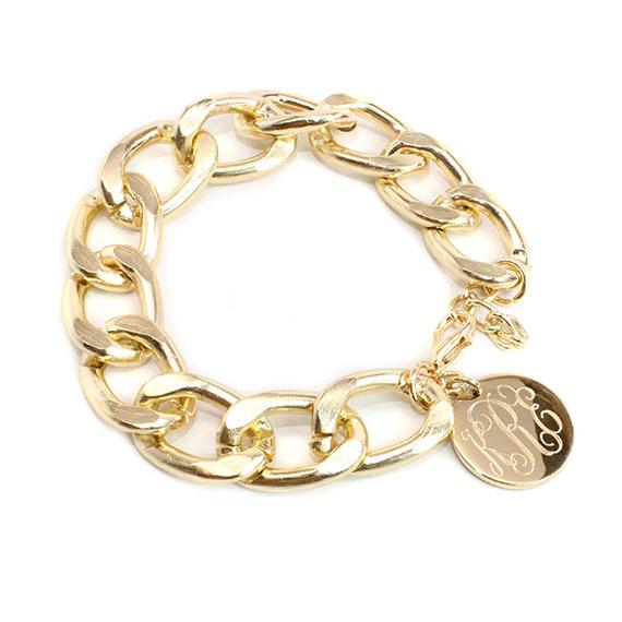 Fashion Engravable Big Opened Link Bracelets - Atlanta Jewelers Supply