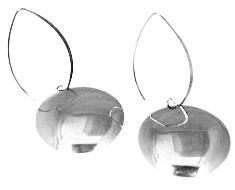 Engravable German Silver Domed Threader Earrings - Atlanta Jewelers Supply