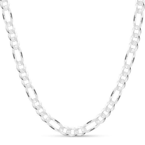Sterling Silver Figaro Chain (Gauge 200)