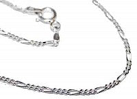 Sterling Silver Figaro Chains (Gauge 050) - Atlanta Jewelers Supply
