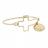 Engravable German Silver Cut-Out Cross Bracelets - Atlanta Jewelers Supply