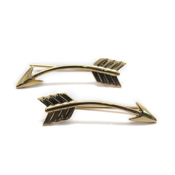 Sterling Silver Arrow Snuggie earrings - Atlanta Jewelers Supply