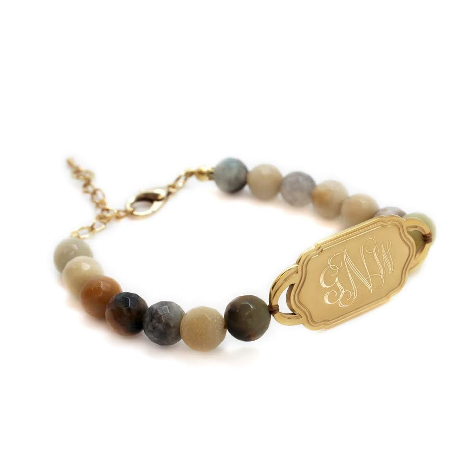 BEADED BRACELET WITH LINK CHAIN IN THREE STYLES - Atlanta Jewelers Supply