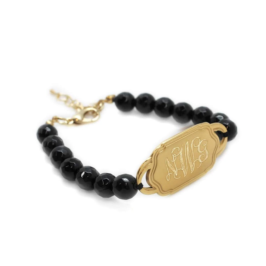 BEADED BRACELET WITH LINK CHAIN IN THREE STYLES - Atlanta Jewelers Supply