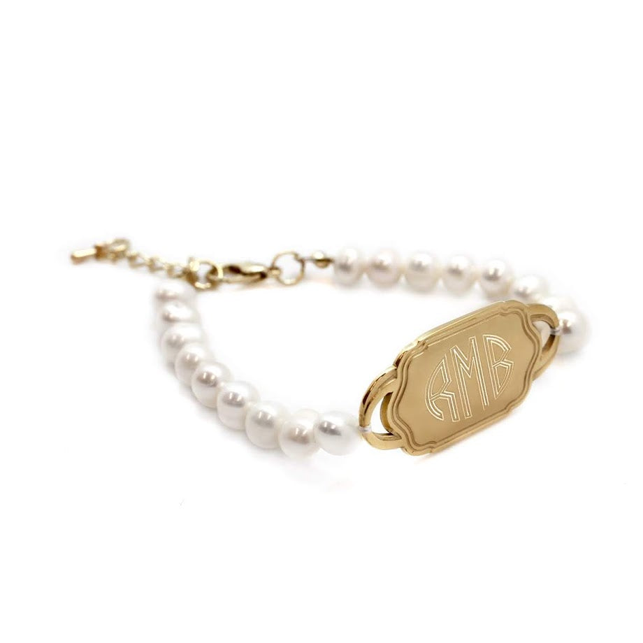 BEADED BRACELET WITH LINK CHAIN IN THREE STYLES - Atlanta Jewelers Supply