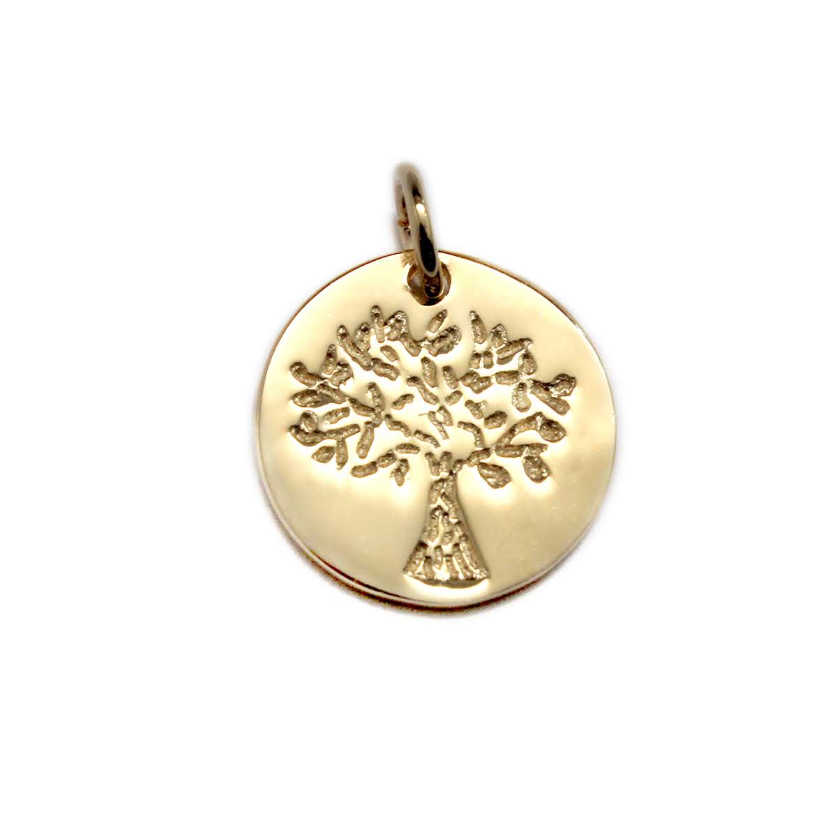 Sterling Silver Circle Tree Of Life Pendant