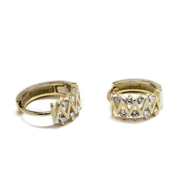 Zig Zag Hoops - Atlanta Jewelers Supply