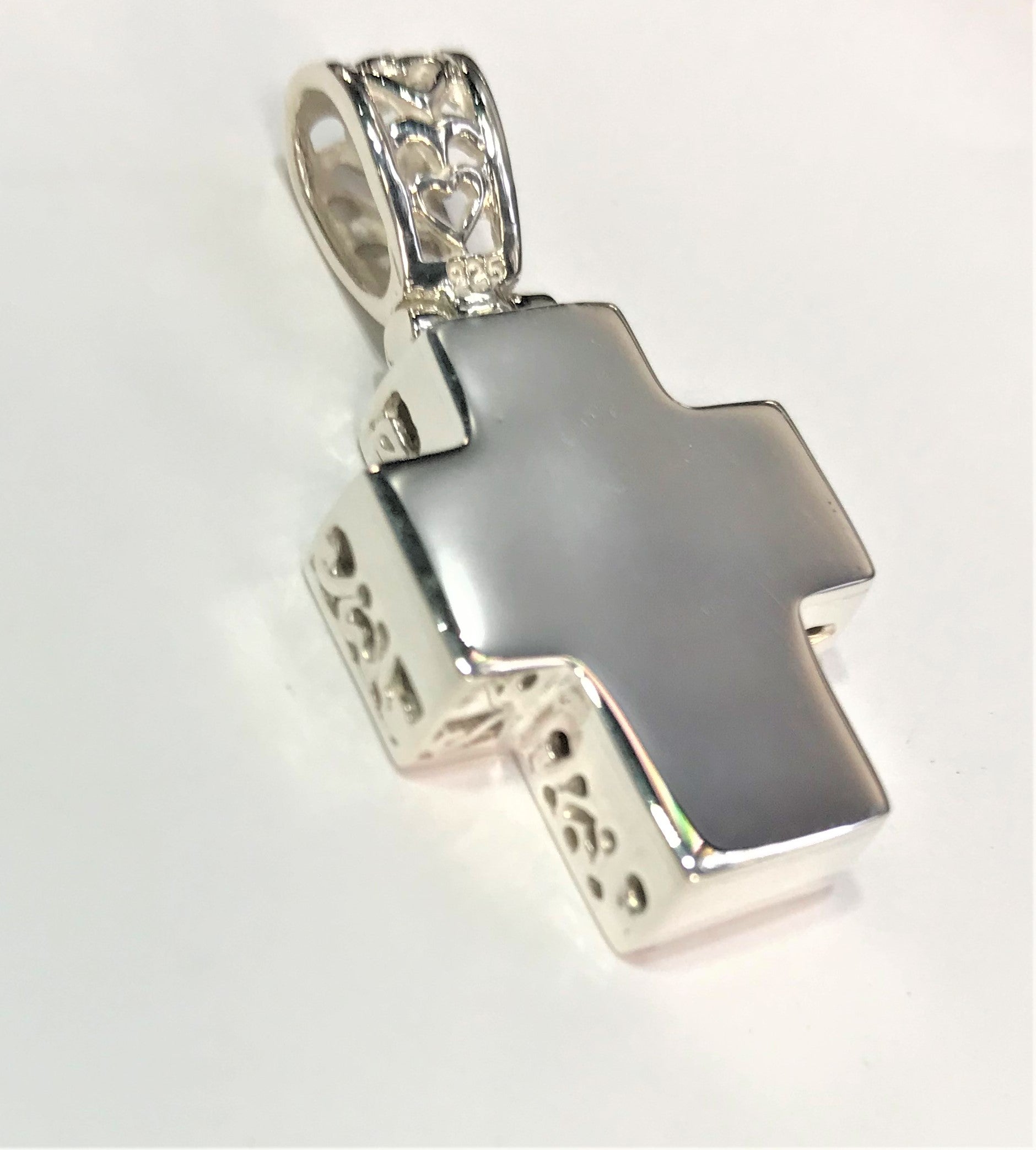 Sterling Silver Pendant With Filigree Designe Bail - Atlanta Jewelers Supply