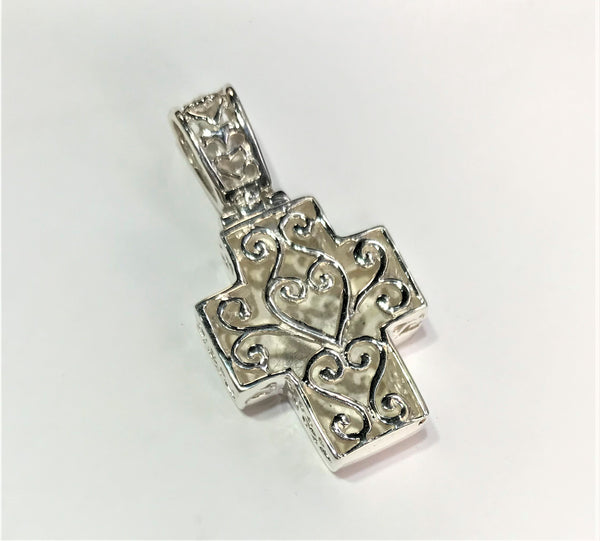 Sterling Silver Pendant With Filigree Designe Bail - Atlanta Jewelers Supply