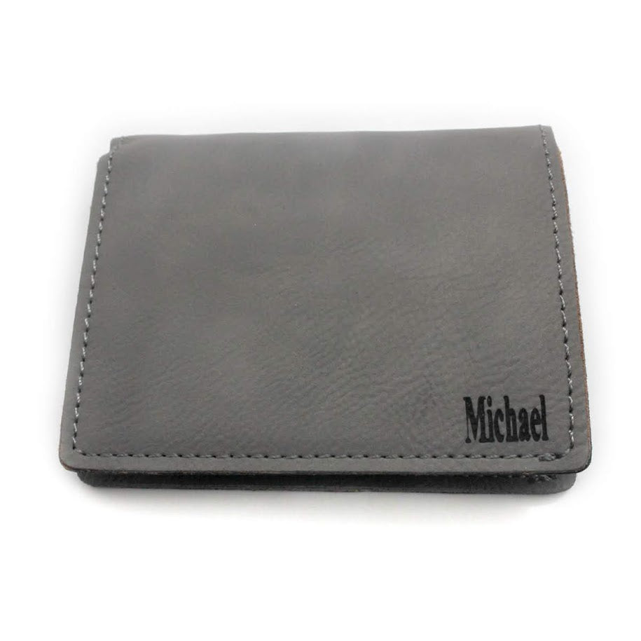 Men's Laser Print Rustic Wallet - Atlanta Jewelers Supply