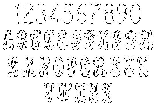 Monogram Font - Atlanta Jewelers Supply