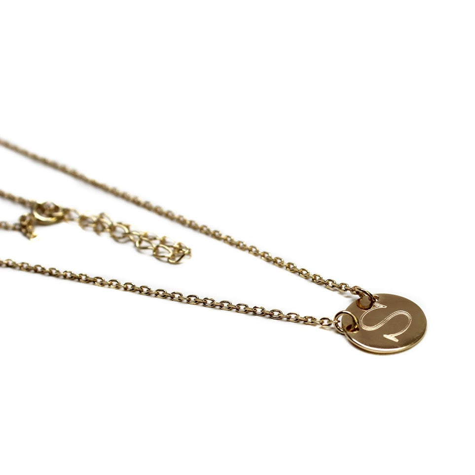 Sterling Silver Engravable Small Round Necklaces - Atlanta Jewelers Supply