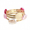 Engravable Wire Wrap & Colored Stones Bracelets - Atlanta Jewelers Supply