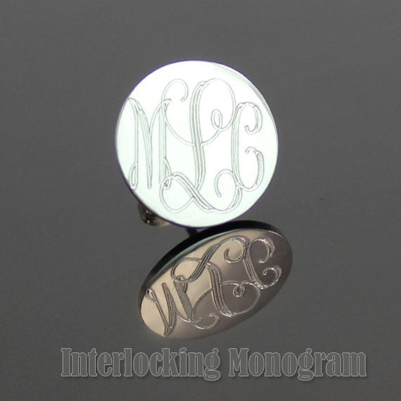 Sterling Silver Dime Size Engravable Round Stud Earrings - Atlanta Jewelers Supply