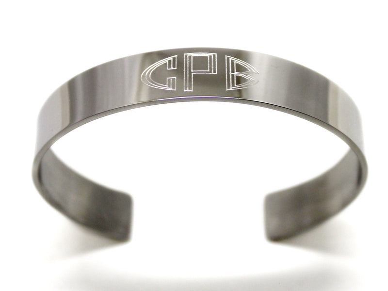 Stainless Steel Engravable Cuff Bracelet - Atlanta Jewelers Supply