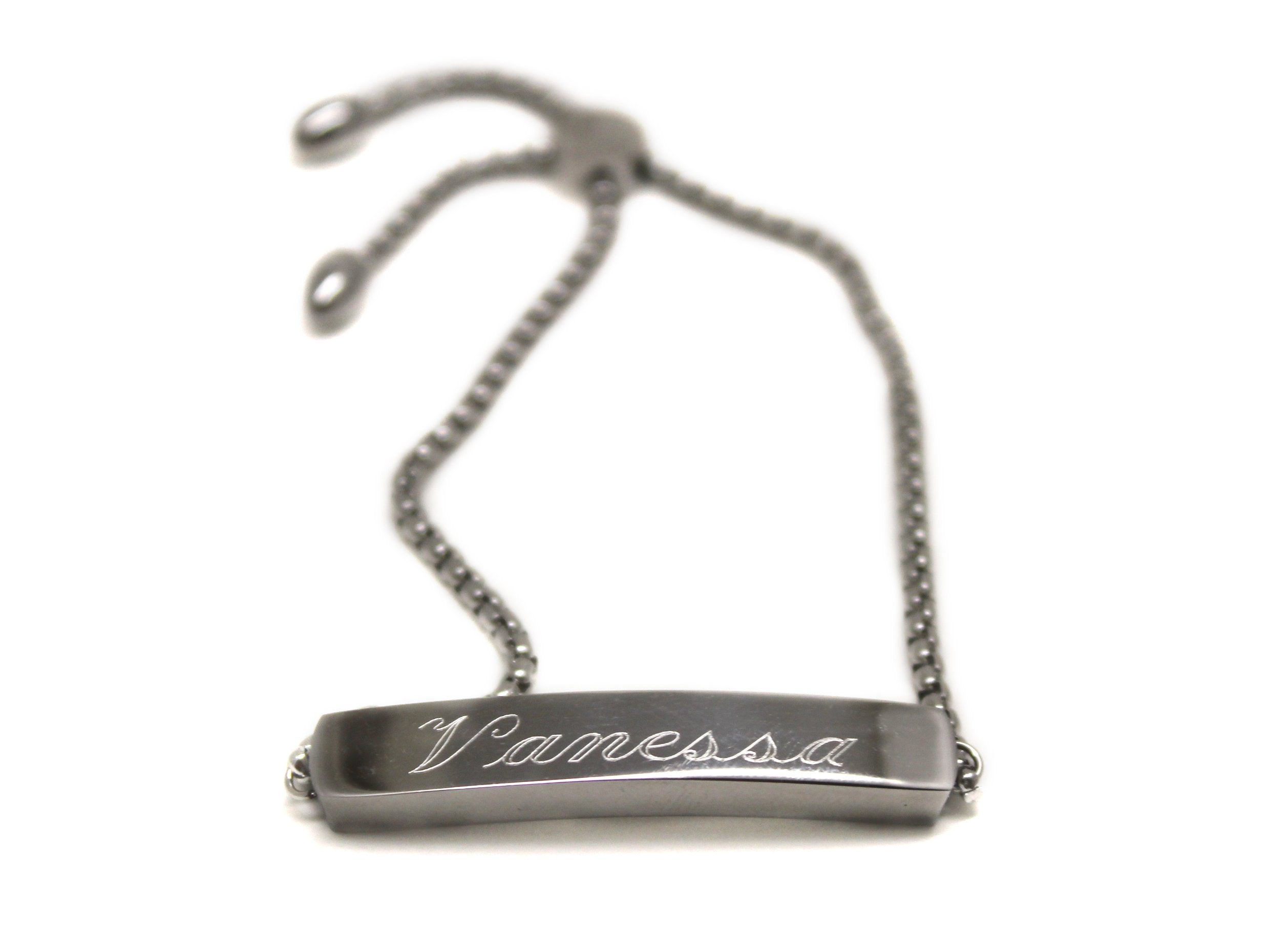 Silver Stainless Steel Engravable Bracelet - Atlanta Jewelers Supply