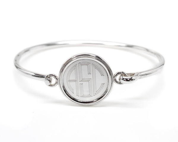 Engravable German Silver Circle Bracelet - Atlanta Jewelers Supply