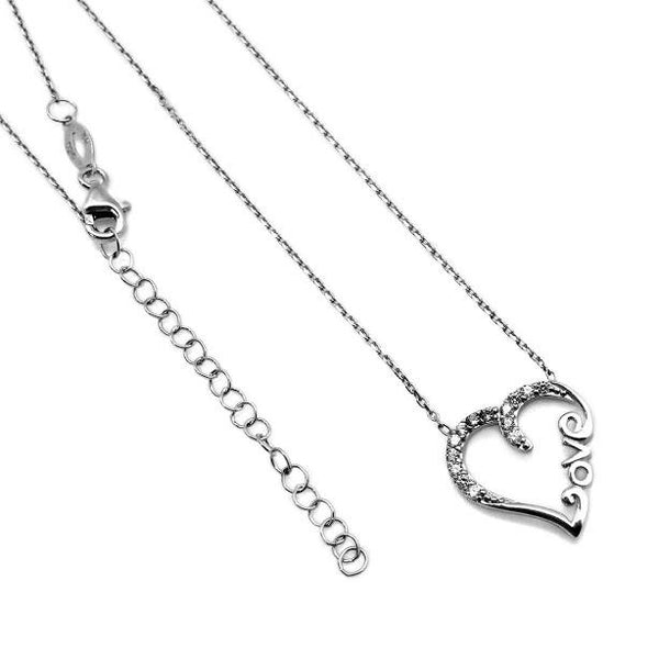 Love in My Heart CZ Necklace - Atlanta Jewelers Supply