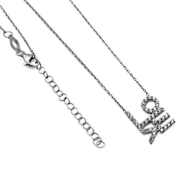 Love Letters CZ Necklace - Atlanta Jewelers Supply