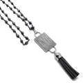 Fashion Engravable Tassel with Hematit and Amazonite Bead Necklace - Atlanta Jewelers Supply