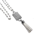 Fashion Engravable Tassel and Pearl Bead Necklace - Atlanta Jewelers Supply