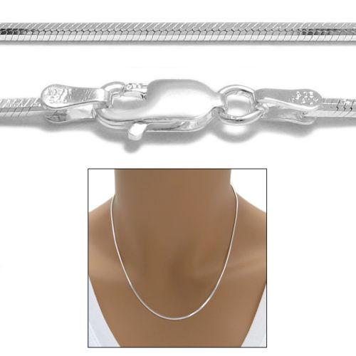 STERLING SILVER DIAMOND CUT SNAKE CHAIN NECKLACE 1.5MM (GAUGE 040) - Atlanta Jewelers Supply