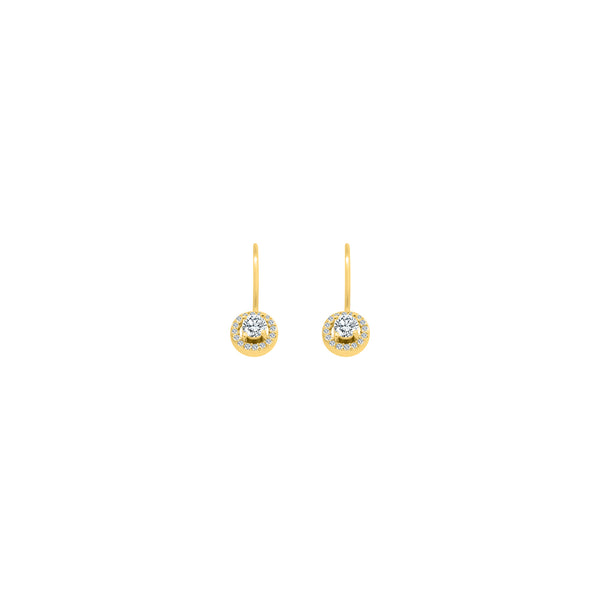 Dangling CZ Stone Earrings - Atlanta Jewelers Supply
