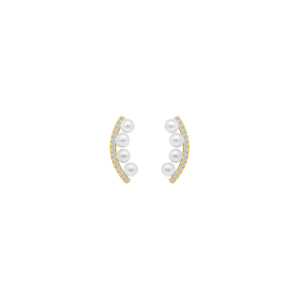 Pearl Threader Earrings - Atlanta Jewelers Supply