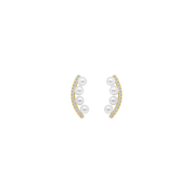 Pearl Threader Earrings - Atlanta Jewelers Supply