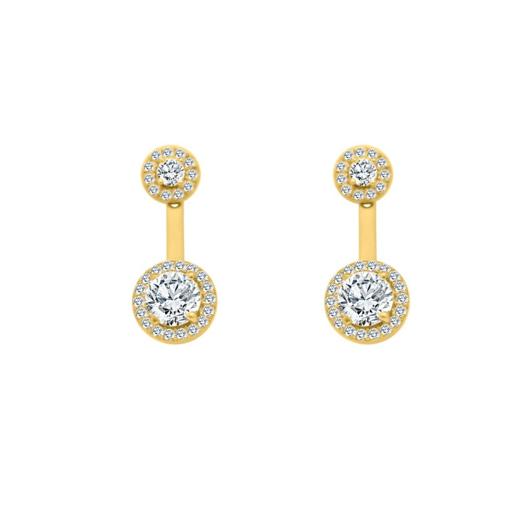 Double Halo Earrings - Atlanta Jewelers Supply